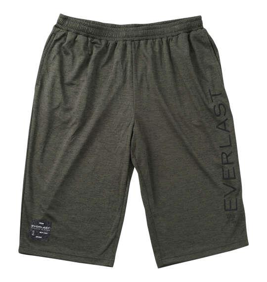 大きいサイズ メンズ EVERLAST カチオン ハーフパンツ ダークグリーン 1274-6501-3 3L 4L 5L 6L