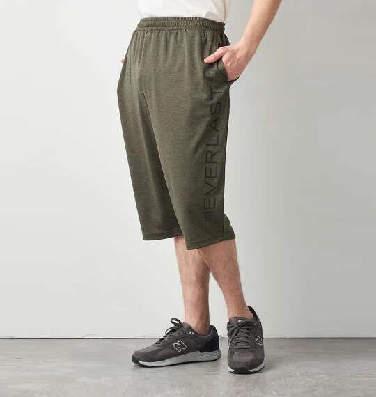 大きいサイズ メンズ EVERLAST カチオン ハーフパンツ ダークグリーン 1274-6501-3 3L 4L 5L 6L