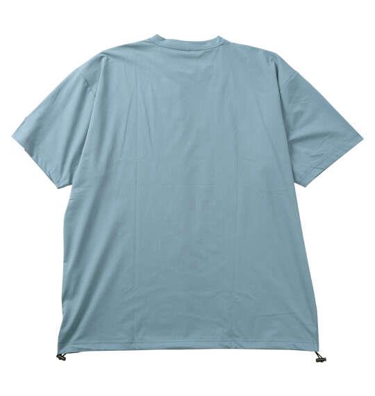 大きいサイズ メンズ EVERLAST ストレッチメッシュ 半袖 Tシャツ サックス 1278-6700-4 3L 4L 5L 6L