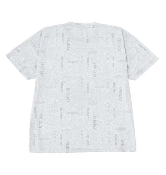 大きいサイズ メンズ EVERLAST 総柄プリント 半袖 Tシャツ ライトグレー 1278-6701-1 3L 4L 5L 6L