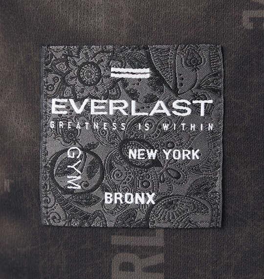 大きいサイズ メンズ EVERLAST 総柄プリント 半袖 Tシャツ ブラック 1278-6701-2 3L 4L 5L 6L