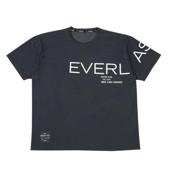 大きいサイズ メンズ EVERLAST カチオン 半袖 Tシャツ ブラック 1278-6702-2 3L 4L 5L 6L