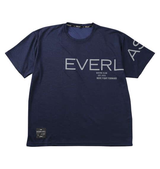 大きいサイズ メンズ EVERLAST カチオン 半袖 Tシャツ ネイビー 1278-6702-4 3L 4L 5L 6L