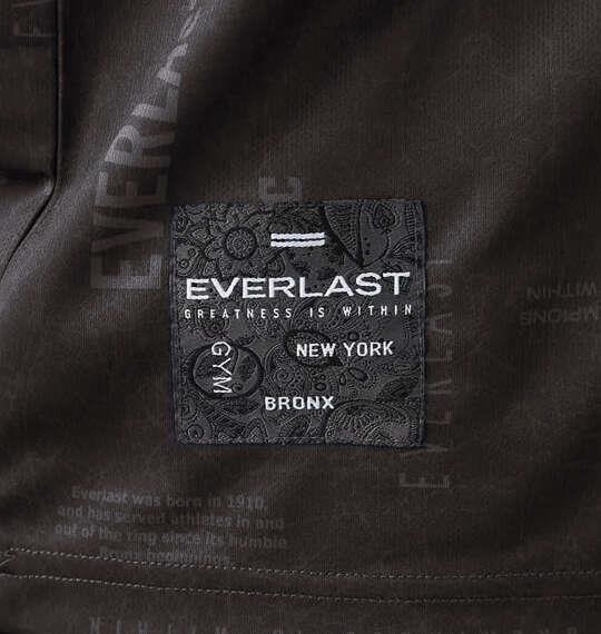 大きいサイズ メンズ EVERLAST 総柄プリント 半袖 ポロシャツ ブラック 1278-6703-2 3L 4L 5L 6L