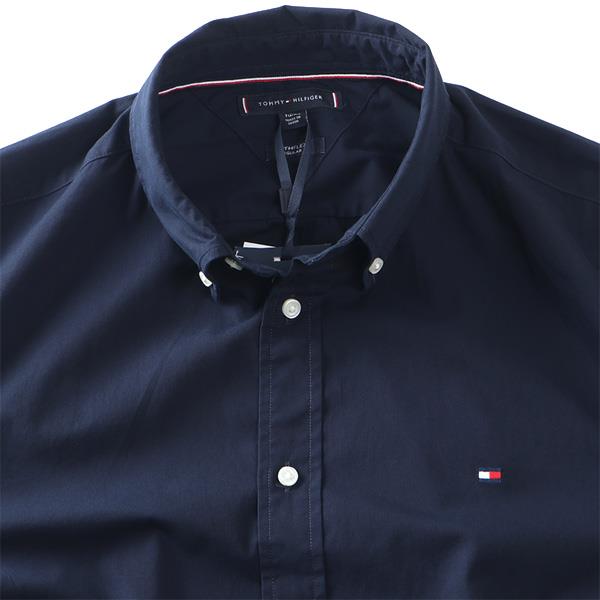 大きいサイズ メンズ TOMMY HILFIGER トミーヒルフィガー 半袖 ボタンダウン シャツ USA直輸入 mw0mw42248