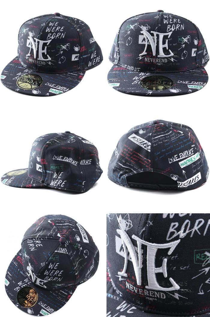 大きいサイズ メンズ AZ DEUX 総柄 刺繍入り ベースボール キャップ 帽子 春夏新作 6683-702z