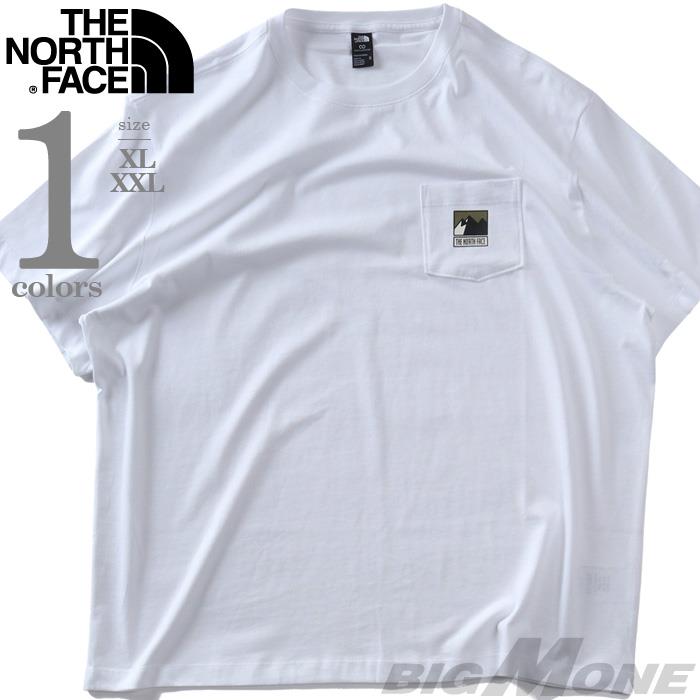 大きいサイズ メンズ THE NORTH FACE ノースフェイス ポケット付 半袖 Tシャツ MOUNTAIN LOGO RLX SS TEE USA直輸入 nf0a8guu-fn4