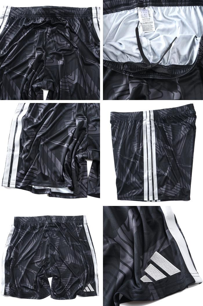 大きいサイズ メンズ ADIDAS アディダス 総柄 ショーツ ショートパンツ ハーフパンツ GOALKEEPER SHORTS USA直輸入 jl6632