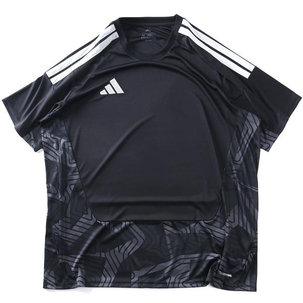 大きいサイズ メンズ ADIDAS アディダス 切り替え 半袖 Tシャツ GOALKEEPER SHIRT USA直輸入 jm8369