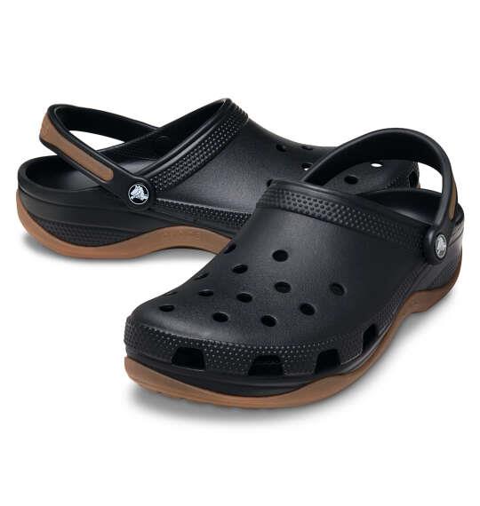 大きいサイズ メンズ CROCS サンダル CLASSIC EVO GUM CLOG ブラック×ガム 1240-6316-2 M12 M13