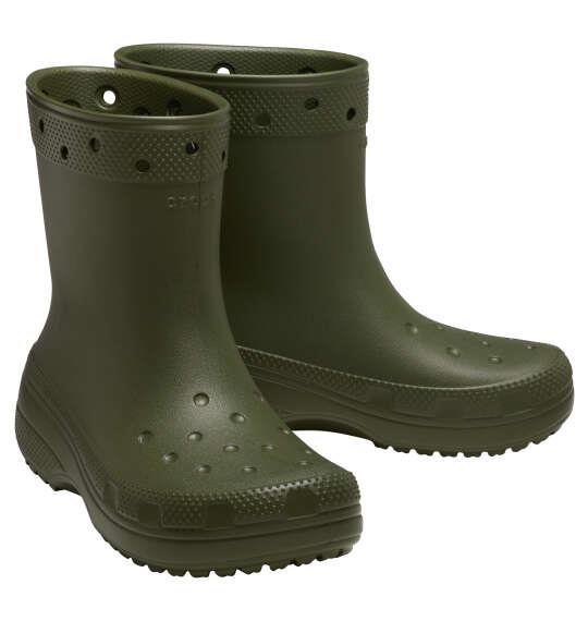 大きいサイズ メンズ CROCS ブーツ CLASSIC BOOT アーミーグリーン 1240-6317-1 M12 M13