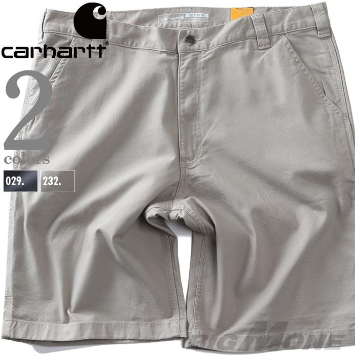 大きいサイズ メンズ CARHARTT カーハート キャンバス ワーク ショーツ ショートパンツ ハーフパンツ CANVAS UTILITY WORK SHORT USA直輸入 103652