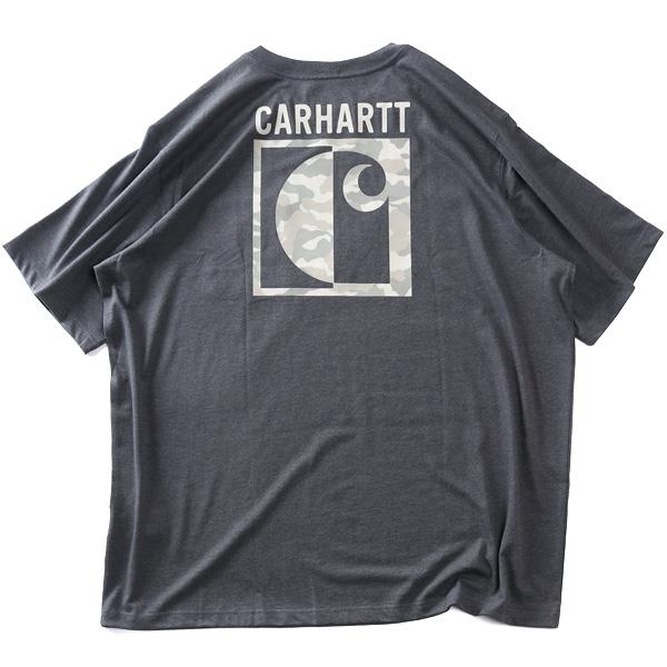 大きいサイズ メンズ CARHARTT カーハート ポケット付 プリント 半袖 Tシャツ IRVINE RELAXED BLOCK CAMO T-SHIRT USA直輸入 107296