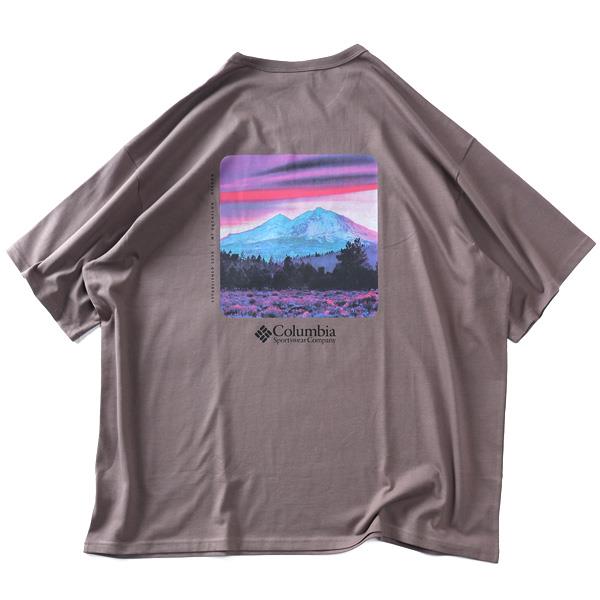 大きいサイズ メンズ Columbia コロンビア バックプリント 半袖 Tシャツ HEAVYWEIGHT BACK GRAPHIC TEE USA直輸入 2155041
