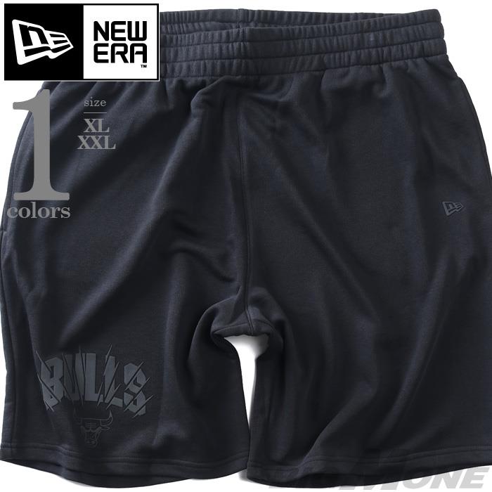 大きいサイズ メンズ NEW ERA ニューエラ NBA シカゴブルズ ショーツ ショートパンツ ハーフパンツ NBA CHICAGO BULLS BLACK SHORTS USA直輸入 60771533