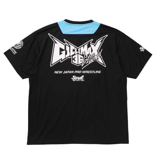大きいサイズ メンズ SOUL SPORTS × 新日本プロレス G1 CLIMAX36大会 半袖 Tシャツ ブラック 1278-6222-1 3L 4L 5L 6L 8L