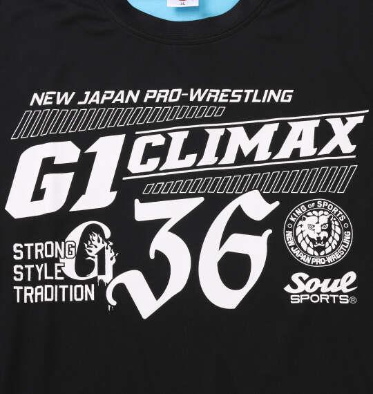 大きいサイズ メンズ SOUL SPORTS × 新日本プロレス G1 CLIMAX36大会 半袖 Tシャツ ブラック 1278-6222-1 3L 4L 5L 6L 8L