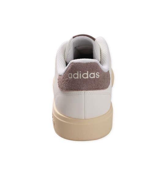 大きいサイズ メンズ adidas スニーカー ADVANCOURT BASE 2.0 U コアホワイト 1240-6365-1 29 30 31 32