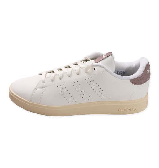 大きいサイズ メンズ adidas スニーカー ADVANCOURT BASE 2.0 U コアホワイト 1240-6365-1 29 30 31 32
