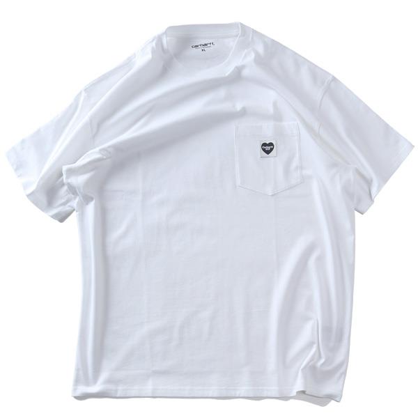 大きいサイズ メンズ CARHARTT カーハート ポケット付 半袖 Tシャツ S/S POCKET HEART T-SHIRT USA直輸入 i032128