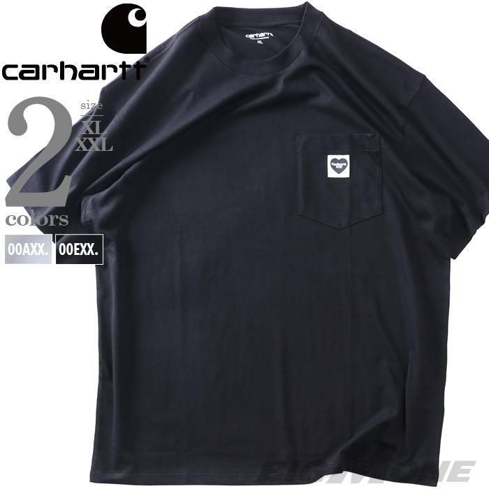 大きいサイズ メンズ CARHARTT カーハート ポケット付 半袖 Tシャツ S/S POCKET HEART T-SHIRT USA直輸入 i032128