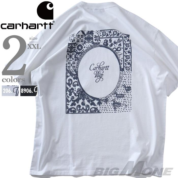 大きいサイズ メンズ CARHARTT カーハート プリント 半袖 Tシャツ S/S VESTIGE T-SHIRT USA直輸入 i036220