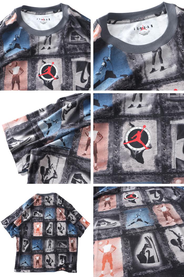 大きいサイズ メンズ NIKE ナイキ 総柄プリント 半袖 Tシャツ ジョーダン フライト クラブ JORDAN FLIGHT CLUB USA直輸入 if3114