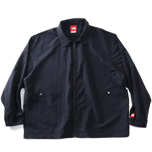 大きいサイズ メンズ THE NORTH FACE ノースフェイス フルジップ ナイロン ジャケット TNF RED BOX L/S TOP USA直輸入 nf0a8fhc-jk3
