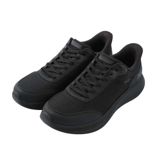 大きいサイズ メンズ SKECHERS スニーカー SLIP-INS BOBS MODA FLEX ブラック 1240-6331-1 30 31 32