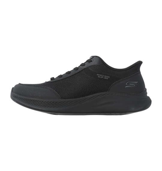 大きいサイズ メンズ SKECHERS スニーカー SLIP-INS BOBS MODA FLEX ブラック 1240-6331-1 30 31 32