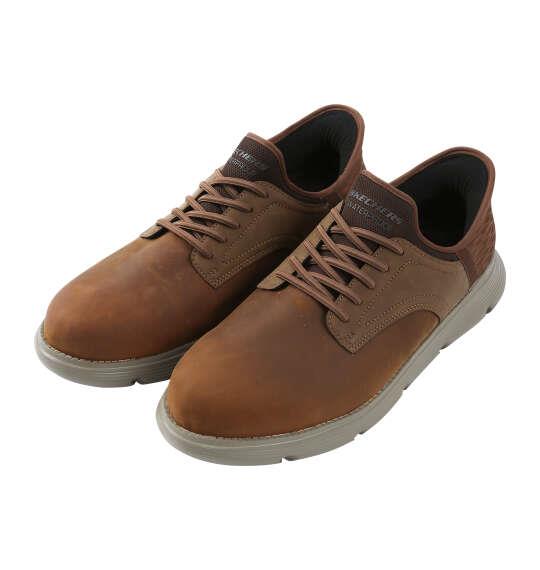 大きいサイズ メンズ SKECHERS スニーカー SKECHERS SLIP-INS GARZE-CARLYN ブラウン 1240-6332-1 30 31 32