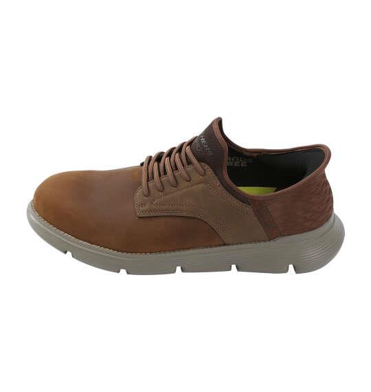 大きいサイズ メンズ SKECHERS スニーカー SKECHERS SLIP-INS GARZE-CARLYN ブラウン 1240-6332-1 30 31 32