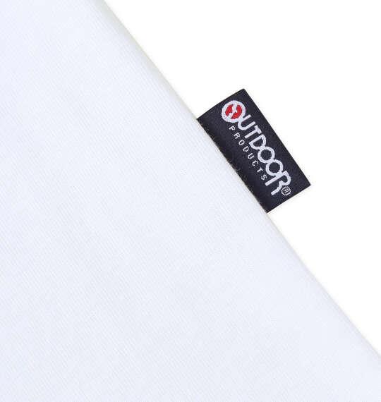 大きいサイズ メンズ OUTDOOR PRODUCTS 天竺 長袖 Tシャツ ホワイト 1258-6300-1 3L 4L 5L 6L 7L 8L
