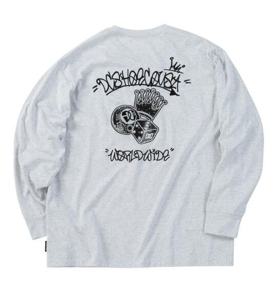 大きいサイズ メンズ DCSHOES 26GAME APP 長袖 Tシャツ ヘザーグレー 1278-6370-1 3L 4L 5L 6L