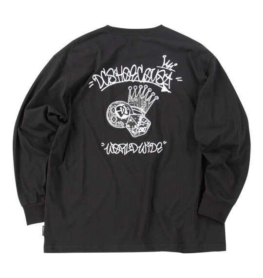 大きいサイズ メンズ DCSHOES 26GAME APP 長袖 Tシャツ ブラック 1278-6370-2 3L 4L 5L 6L