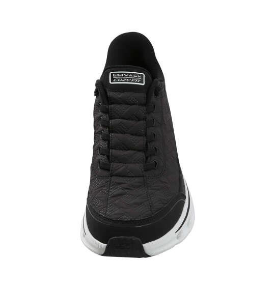 大きいサイズ メンズ SKECHERS スニーカー SLIP-INS GO WALK GLIDE-STEP2.0-COZY WALKER ブラック×ホワイト 1240-6330-2 30 31