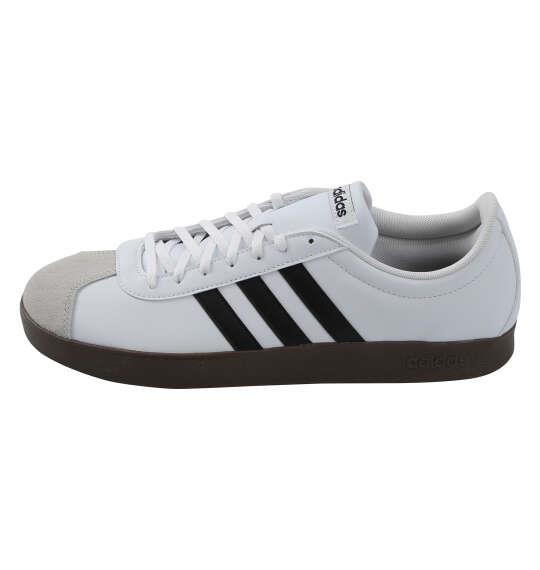 大きいサイズ メンズ adidas スニーカー VL COURT BASE U フットウェアホワイト 1240-6364-1 29 30 31