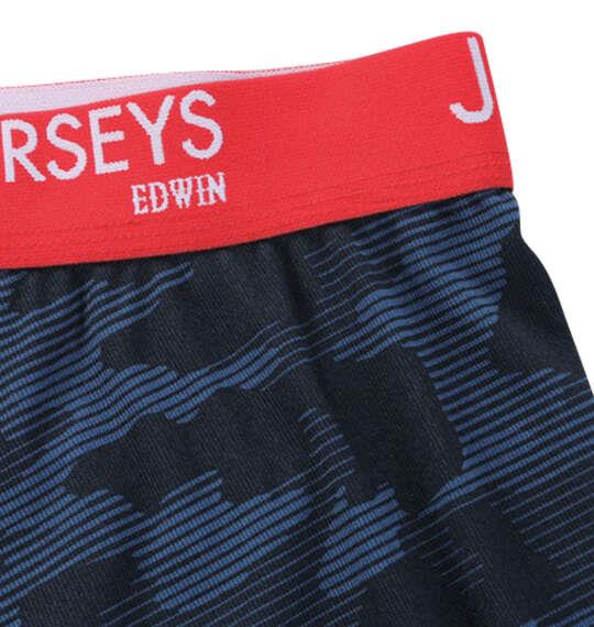 大きいサイズ メンズ EDWIN JERSYS ストレッチ フライスプリント ニット ボクサーパンツ ネイビー 1249-6300-1 3L 4L 5L 6L 7L 8L