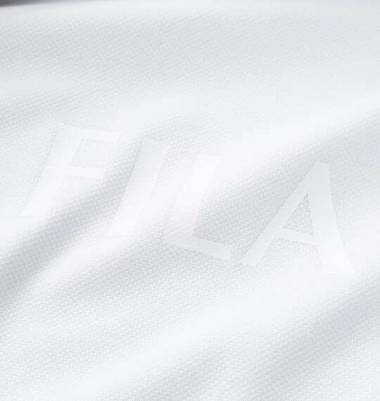 大きいサイズ メンズ FILA GOLF 鹿の子調 ストレッチ モックネック 長袖 シャツ ホワイト 1278-6351-1 3L 4L 5L 6L