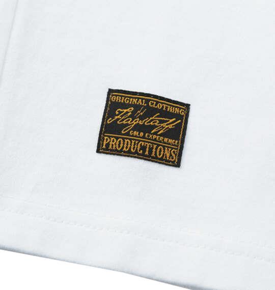 大きいサイズ メンズ FLAGSTAFF×PEANUTS スヌーピーコラボ 長袖 Tシャツ ホワイト 1278-6365-1 3L 4L 5L 6L 8L