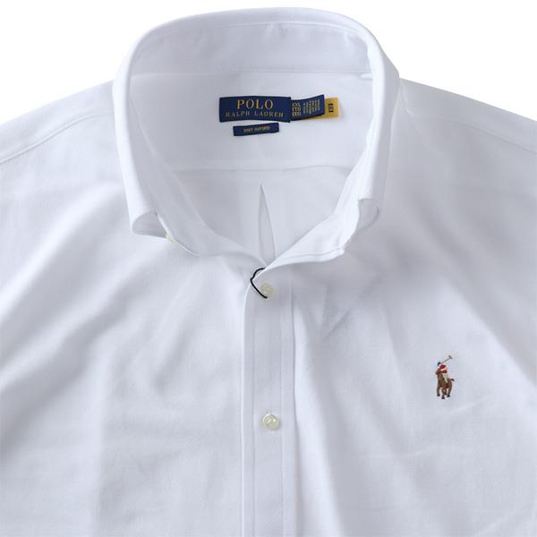 大きいサイズ メンズ POLO RALPH LAUREN ポロ ラルフローレン 無地 ニット ボタンダウン 長袖 シャツ USA直輸入 710p03967-002