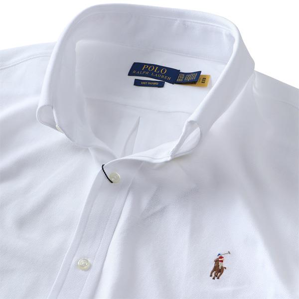 大きいサイズ メンズ POLO RALPH LAUREN ポロ ラルフローレン 無地 ニット ボタンダウン 長袖 シャツ USA直輸入 710p03967-002