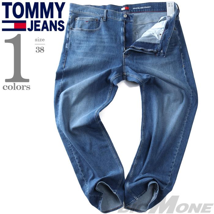 大きいサイズ メンズ TOMMY JEANS トミージーンズ デニム パンツ JAIMIE RLXD STR USA直輸入 dm0dm21015
