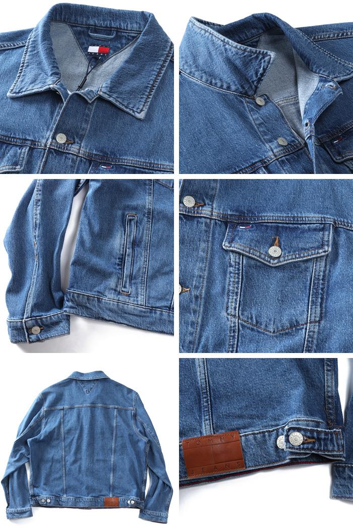 大きいサイズ メンズ TOMMY JEANS トミージーンズ デニム ジャケット Gジャン RYAN RG TRCKR JK USA直輸入 dm0dm22635