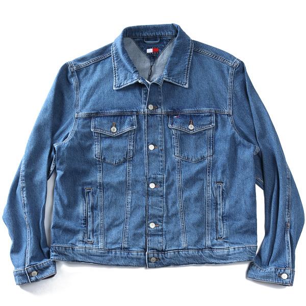 大きいサイズ メンズ TOMMY JEANS トミージーンズ デニム ジャケット Gジャン RYAN RG TRCKR JK USA直輸入 dm0dm22635