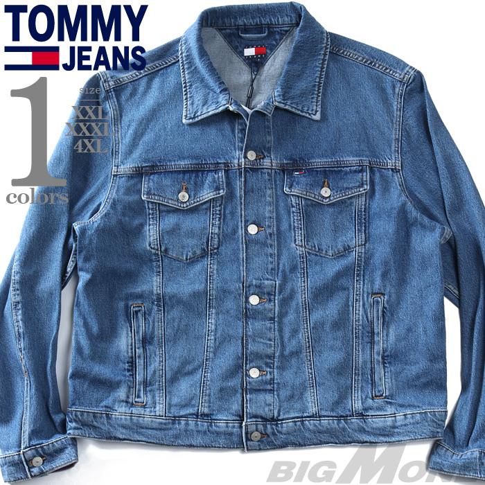 大きいサイズ メンズ TOMMY JEANS トミージーンズ デニム ジャケット Gジャン RYAN RG TRCKR JK USA直輸入 dm0dm22635
