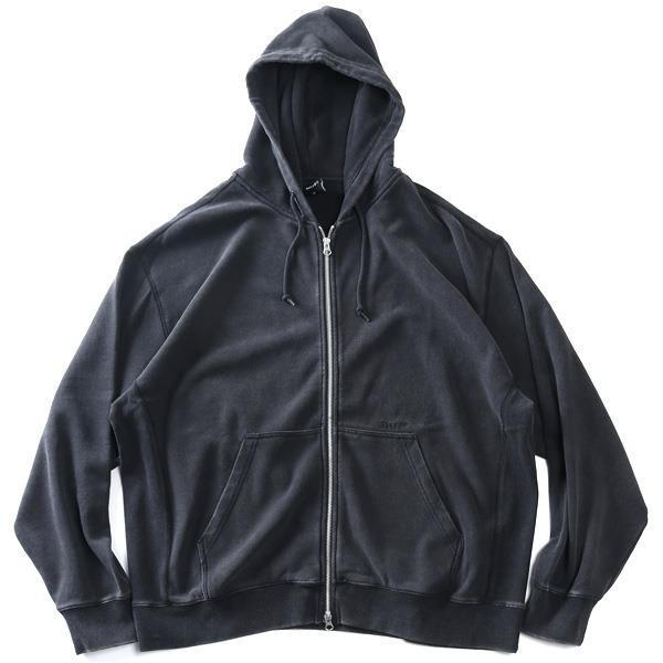 大きいサイズ メンズ HUF ハフ ウォッシュ加工 フルジップ パーカー PACIFIC WASH FZ HOODIE USA直輸入 fl00252