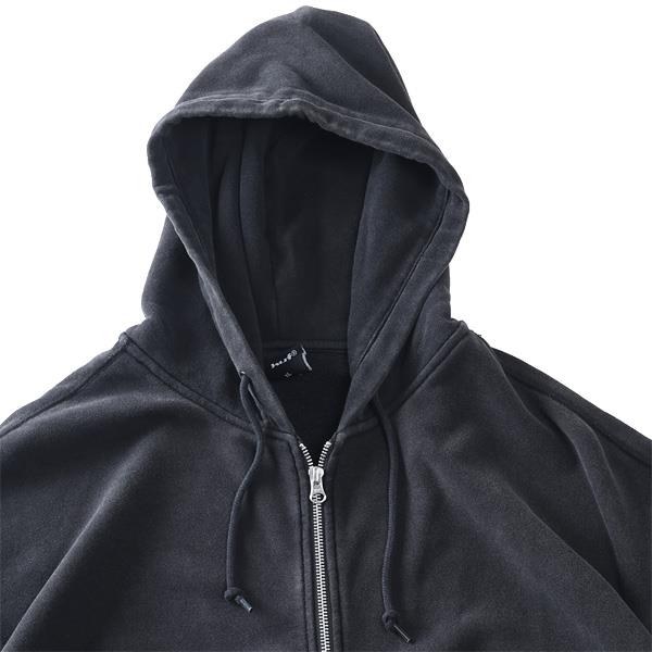 大きいサイズ メンズ HUF ハフ ウォッシュ加工 フルジップ パーカー PACIFIC WASH FZ HOODIE USA直輸入 fl00252