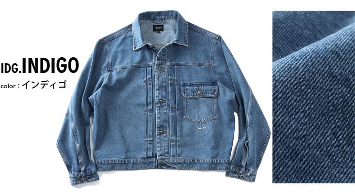 大きいサイズ メンズ HUF ハフ デニム ジャケット Gジャン 89 TRUCKER JACKET USA直輸入 jk00502