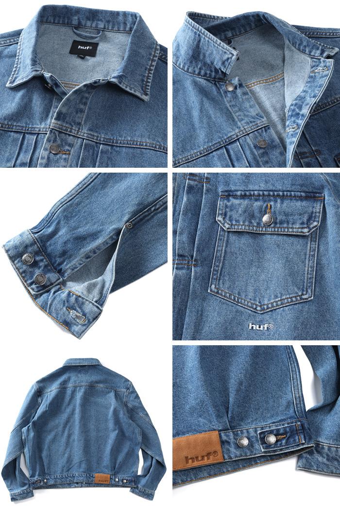 大きいサイズ メンズ HUF ハフ デニム ジャケット Gジャン 89 TRUCKER JACKET USA直輸入 jk00502